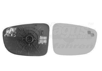 Стекло правого зеркала заднего вида 2323G05 Depo/Loro/Abakus